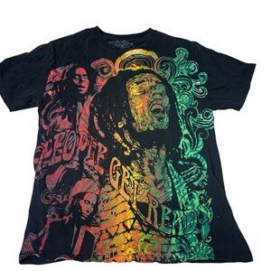 Bob Marley band tee Rock Icons graphic tee small